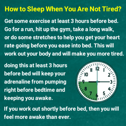 چگونه وقتی خسته نیستید بخوابید؟