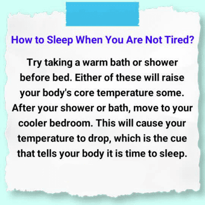 چگونه وقتی خسته نیستید بخوابید؟